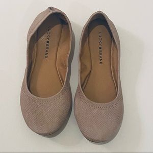 Lucky Brand Tan Flats